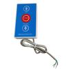 Vidro Temperado Porta de Garagem Articulada Porta Industrial Interruptor de Parada de Emergência de Três Chaves Interruptor à Prova d'Água de Aço Inoxidável de Duas Chaves