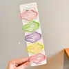 Pinzas para el pelo de colores dulces para niñas, Accesorios para el pelo de animales de dibujos animados y flores, Set de pinzas lindas y no dañinas para el flequillo
