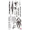 Pegatinas de tatuaje impermeables para corsage mariposa zorro fabricantes en stock venta al por mayor pegatinas de tatuaje para cubrir cicatrices