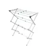Estante de ropa plegable de pie para Amazon transfronterizo, tendedero telescópico, venta al por mayor, fácil de almacenar, tendedero conveniente