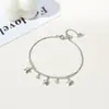Pulseira Lingshang Verão Nova Exquisita Versátil Fresca Zircônia Personalizada Luxo Leve Joias de Alto Padrão Presente para Namorada