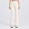 Novas Calças de Yoga Wide-Leg Femininas Cintura Alta Levanta Bumbum Emagrecimento Boca de Sino Esportivas Casuais Fitness Roupa Externa Calças Sem Marcas Embaraçosas