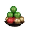 Bolas de Banho para Pés Herbais Indutoras de Suor com Óleo Essencial de Losna, Bolas de Banho para Pés com Cártamo, Gengibre e Losna em Atacado, Bolas de Sal de Banho de Dissolução Rápida