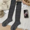 Meias Cano Médio Femininas Retrô Japonesas Vazadas Meias Largas Meia-panturrilha Cor Sólida Aquecimento Outono/Inverno para Botas Meias Longas Meias para Botas