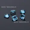 Venta al por mayor de fábrica Biselado Cuadrado Espinela Azul #106 Piedra Suelta 4*4-10*10mm Piedra Suelta de Alta Calidad Se Puede Cerar