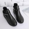 Botas de Mujer Botas de Nieve para Mujer 2025 Nuevas Botas Cortas Botas Martin Estilo Coreano Botas Martin con Remaches de Mujer Una Pieza Envío Directo