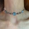 Cadena para el cuello de hombre negra estilo europeo y americano, collar de cuero PU punk rock hip-hop, correa para el cuello de mujer, collar con remaches de calavera, joyería para mujer