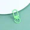 Chaveiro de Liga Colorida com Pintura Assada Fivela de Porta Acessórios de Miçangas Perler Feitos à Mão DIY Bolsa de Materiais Fivela Giratória Pingente Venda por Atacado