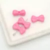 Pajarita Perforada de Color Sólido Acrílico Lazo DIY Joyería con Cuentas Cadena para Teléfono Móvil Bolso Cadena para Llaves Accesorios