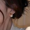 Pendientes de estilo francés de alta calidad para otoño e invierno, estilo Chanel, diseño de nicho para mujer, moda, combinan con todo, pendientes de estándar de oro, joyería para orejas, venta al por mayor