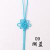 Nó Chinês fio de nylon Jade nó de linha DIY tecido à mão tamanho pequeno marcador de página de nó chinês U disk nó chinês atacado