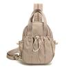 Mochila Leve para Exterior Unissex Nova Esportiva de Montaria Bolsa de Peito Versátil para o Dia a Dia Ombro Mochila Multifuncional