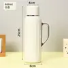 Nova chaleira listrada de aço inoxidável 316, infusor de chá mecânico inteligente, design estiloso, grande capacidade e alça isolada
