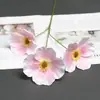 Nueva flor artificial de hada de 3 cabezas para decoración de bodas, arreglo floral, flor artificial para decoración del hogar y hotel, arreglo floral de boda