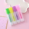 Conjunto de Marcadores de Destaque de 6 Cores, Canetas para Diário, Marcadores de Pontos Chave para Reuniões, Marcadores de Destaque para Rabiscos e Desenhos de Estudantes e Crianças
