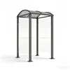Toldo impermeable para exterior hecho de aleación de aluminio para patio terraza con techo transparente translúcido, toldo a medida para villa