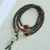 Pulsera de Sandalo Verde Argentino de 8mm con Doble Bucle para Hombres y Mujeres, Cuentas Budistas de Sandalo, Cuentas de Oración, Artículo Cultural, Regalo al por Mayor