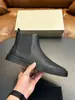 Botines Chelsea de Cuero Genuino para Hombre GA Simple Suela Suave Banda Elástica Botines al Tobillo Comercio Exterior Casual Botas de Cuero