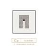 Pintura Decorativa para Restaurante Luxo Acessível Alto Nível Moderno Simples Preto e Branco Sala de Estar Sofá Parede de Fundo Quarto Cabeceira Pendurada