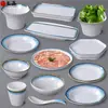 Restaurante Criativo Restaurante de Hot Pot Churrasco Mesa Especial Louça de Melamina Prato Imitação de Porcelana Pratos Legumes Balde de Legumes Prato de Buffet