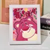 Nova Pintura de Diamante 5D de Desenho Animado Kapibala com Porta-Retrato DIY Brinquedo Educacional Infantil Presente Pintura com Adesivo de Diamante