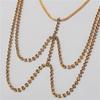 Joias da moda europeia e americana diamante corrente de perna multicamadas moda brilhante tudo combina strass ornamentos de perna acessórios transfronteiriços tornozeleira
