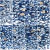 Cross-border quente- venda - azul em forma de diamante azul azul gota de água estilo plano em forma de diamante misto diy unhas jóias atacado