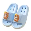 Pantuflas de Verano Antideslizantes Huecas de Secado Rápido de Dibujos Animados de Eva para Niños, para Uso en el Baño de Niñas