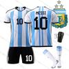 Copa Mundial 2022 Camiseta de Fútbol Local de Argentina Samsung No.10 No.11 No.22 Camiseta Fábrica Fuente Primaria