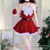 Uniforme Sexy de Navidad Ropa Interior Sexy Cosplay Tentación Camisón Dulce Lindo Celebridad de Internet Traje de Halloween