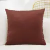 Funda de almohada Amazon temu hogar color sólido terciopelo almohada cojín de sofá funda de almohada decorativa hecha a medida