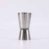 Medidor de vinho de duas cabeças de aço inoxidável de boca reta Bar Misturador de vinho Copo de medição de vinho Ansi Cup Bar Counter Ansi Copo de medição