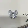 Corazón Plateado Lazo Cinco Estrellas Accesorios de Joyería DIY Funda de Teléfono Zapatos con Agujeros Pasador Material Parche Decorativo para Bolsa