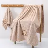 Toalla de Capibara en Stock del Fabricante, Linda Toalla Bordada de Coral Fleece de Capibara, Juego de Toallas Facial Altamente Absorbentes
