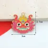 Accesorios Populares de Joyería DIY para Año Nuevo: Cabeza de Dragón Paz y Bendición Joyería Hecha a Mano DIY, Accesorios de Joyería DIY Esmaltados Estilo Chino