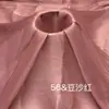 Tecido de Organza Macio Sedoso Franzido Estilo Ilha Atacado Tecido Decorativo para Vestido Lolita de Designer de Alto Padrão