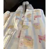 Pijama com Estampa de Desenho Animado Fofo para Mulheres, Novo Estilo para o Início do Outono, Conjunto de Duas Peças com Mangas Longas e Calças Longas, Pode Ser Usado Fora de Casa