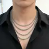 Joias de Comércio Exterior Colar de Aço Inoxidável Transfronteiriço Pingente de Cruz Pingente de Personalidade Colar de Pessoa da Moda Joias Banhadas a Ouro Luxo Leve
