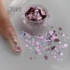 Cor cinco pontas estrela nail art lantejoulas joias Estrela explosiva da internet Dopamina estrelas Xadrez retrô material de decoração para nail art