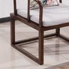 Silla Circular de Nuevo Estilo Chino Madera Maciza Silla Clásica Taishi Silla Individual para Sala de Estar de Villa Moderna Silla Sofá de Ocio para Hotel Club