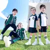 Conjunto de Uniforme de Jardín de Infancia, Uniformes de Primavera y Otoño para Maestros y Estudiantes, Uniformes para Niños y Niñas, Uniformes de Cuatro Piezas para Graduación de Verano y Actuación de Clase