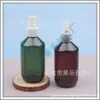 Botella rociadora marrón de 200 ml, botella de tónico verde, regadera pequeña para regar flores, botella rociadora de presión, botella de perfume