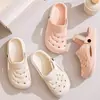 Sandalias perforadas de verano para hombre, antideslizantes, duraderas, asequibles, adecuadas para vendedores ambulantes; Sandalias cerradas de secado rápido para mujer para rafting y venta ambulante