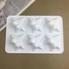 Molde de Silicone em Forma de Estrela de 6 Peças Ferramenta de Confeitaria Molde para Bolo de Resina Doce Macio Geleia Estrela do Mar Molde para Mousse