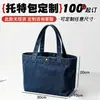 Bolsa tote de lona jeans personalizada, pode ser impressa com logotipo, bolsa de mão, bolsa de presente de jeans vintage de ombro único, feita sob medida