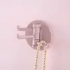 Gancho Giratorio Adhesivo Sin Rastro para Paredes de Cocina y Baño, Gancho Pegajoso de Color Liso para el Hogar, No Requiere Taladrar