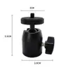 Mini gimbal de metal portátil para fotografia, gimbal esférico para celular para transmissões ao vivo, para mesa, compacto, portátil, suporte para celular