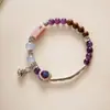 Joyería de Cerámica Jingdezhen Pulsera de Loto Estilo Étnico Pulsera Simple Estudiante Femenina Círculo Único Suministro para Puesto Ambulante