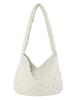 Bolso Casual de Pana de Gran Capacidad para Mujer 2026 Nuevo Versátil Bolso de Hombro Acolchado Bolso de Axila Bolso Cruzado Texturizado