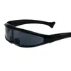 Gafas de Sol Integradas X-Men Transfronterizas Europeas y Americanas Gafas para Deportes al Aire Libre Gafas Punk de Alienígena Espacial Láser